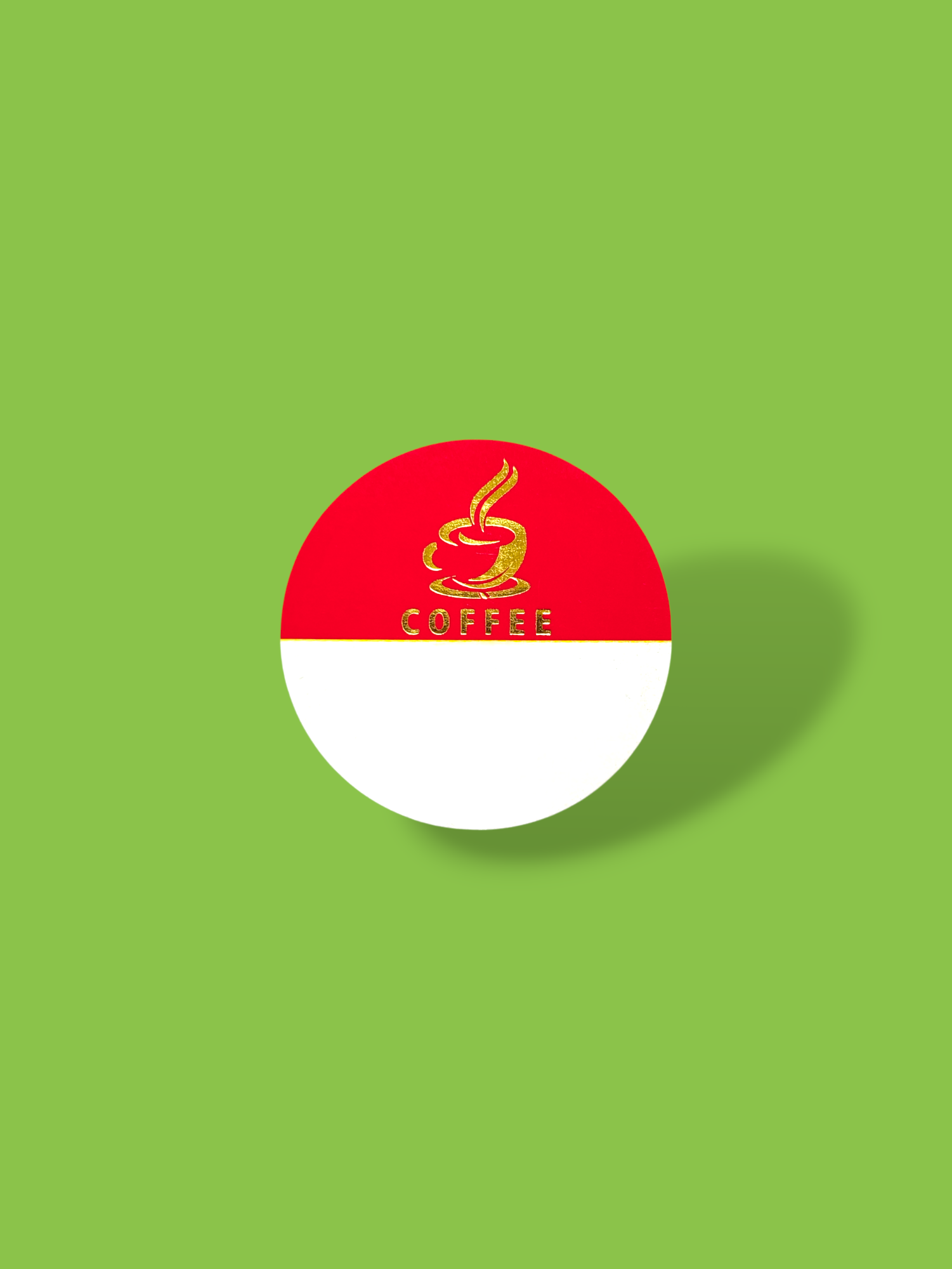 رول استیکر نوت قهوه